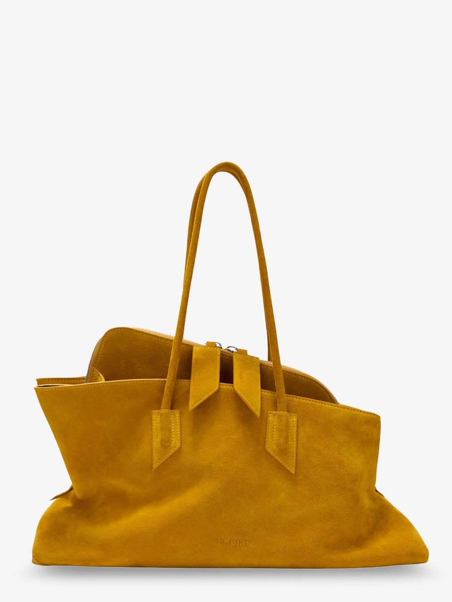 Shoulder Bag La Passeggiata Yellow Suede