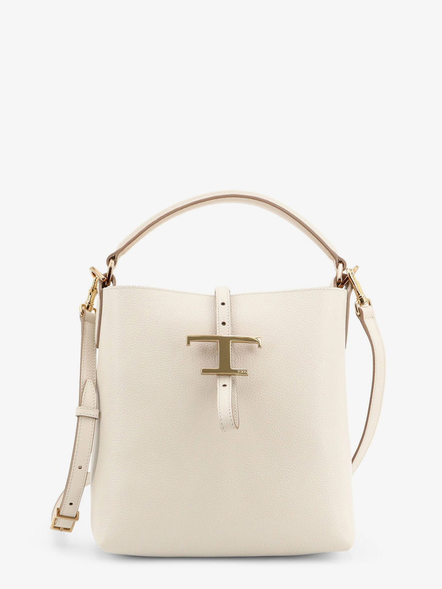 Crossbody Bag Timeless T Beige Leather Shoulder