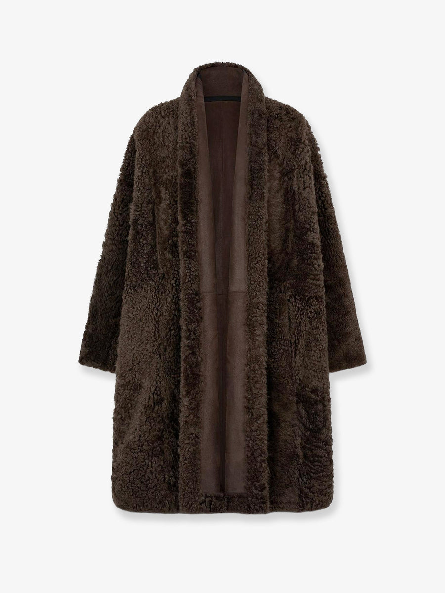 Shearling Coat Brown Sheepskin Jacket