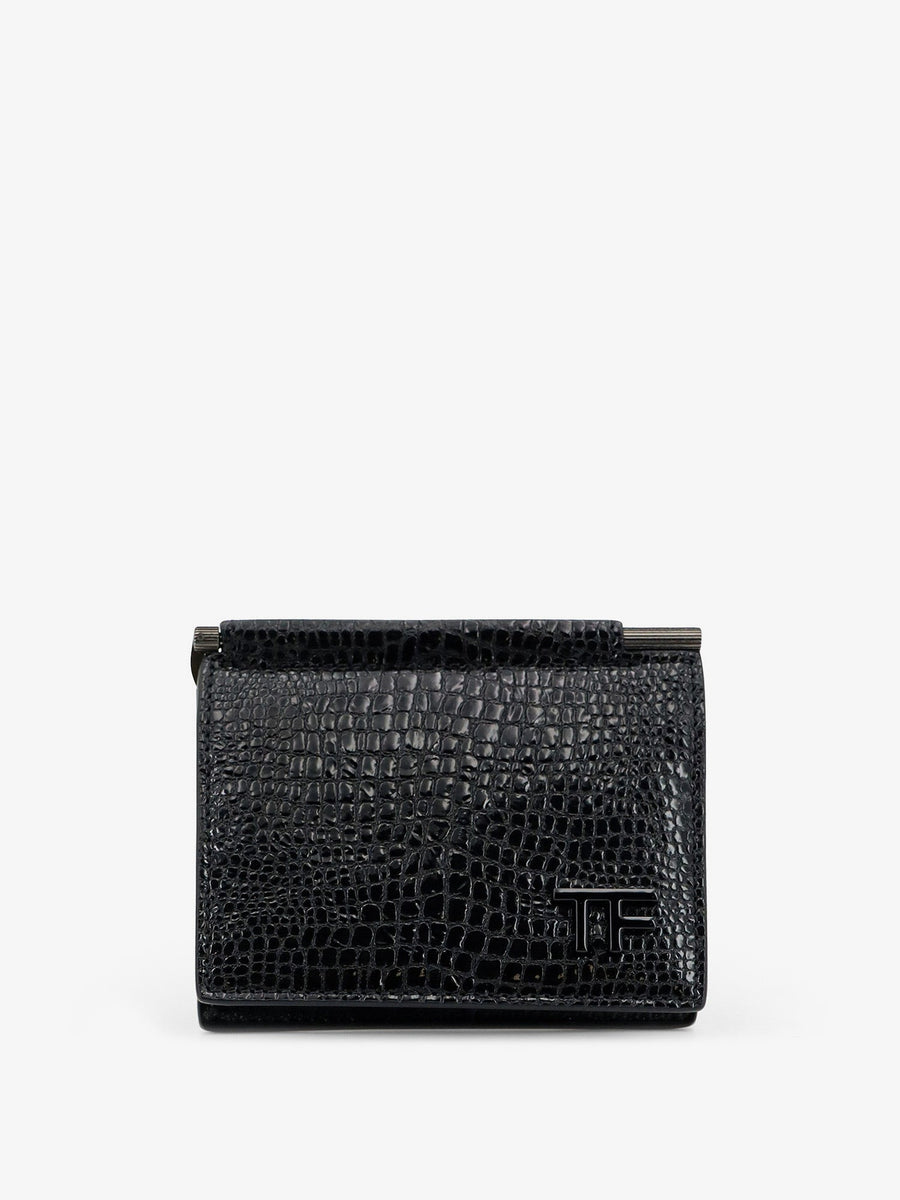 Goat Leather Card Holder Black Wallets & Cardholders