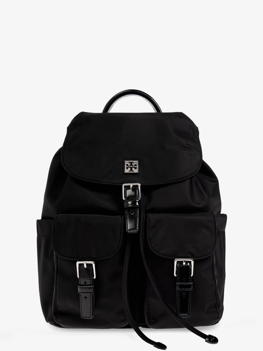 Nylon Backpack Virginia Black Polyamide Backpacks