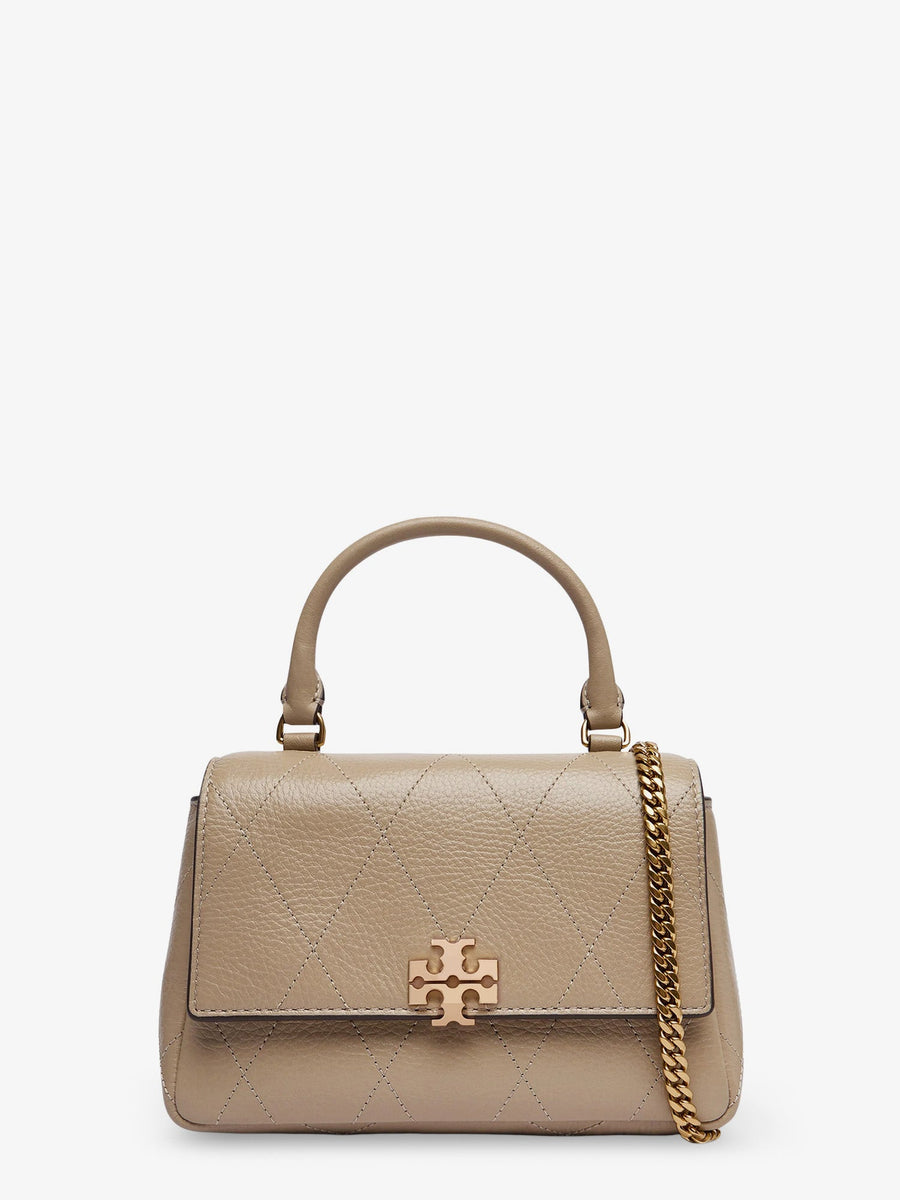 Crossbody Bag Charlie Quilted Beige Leather Shoulder