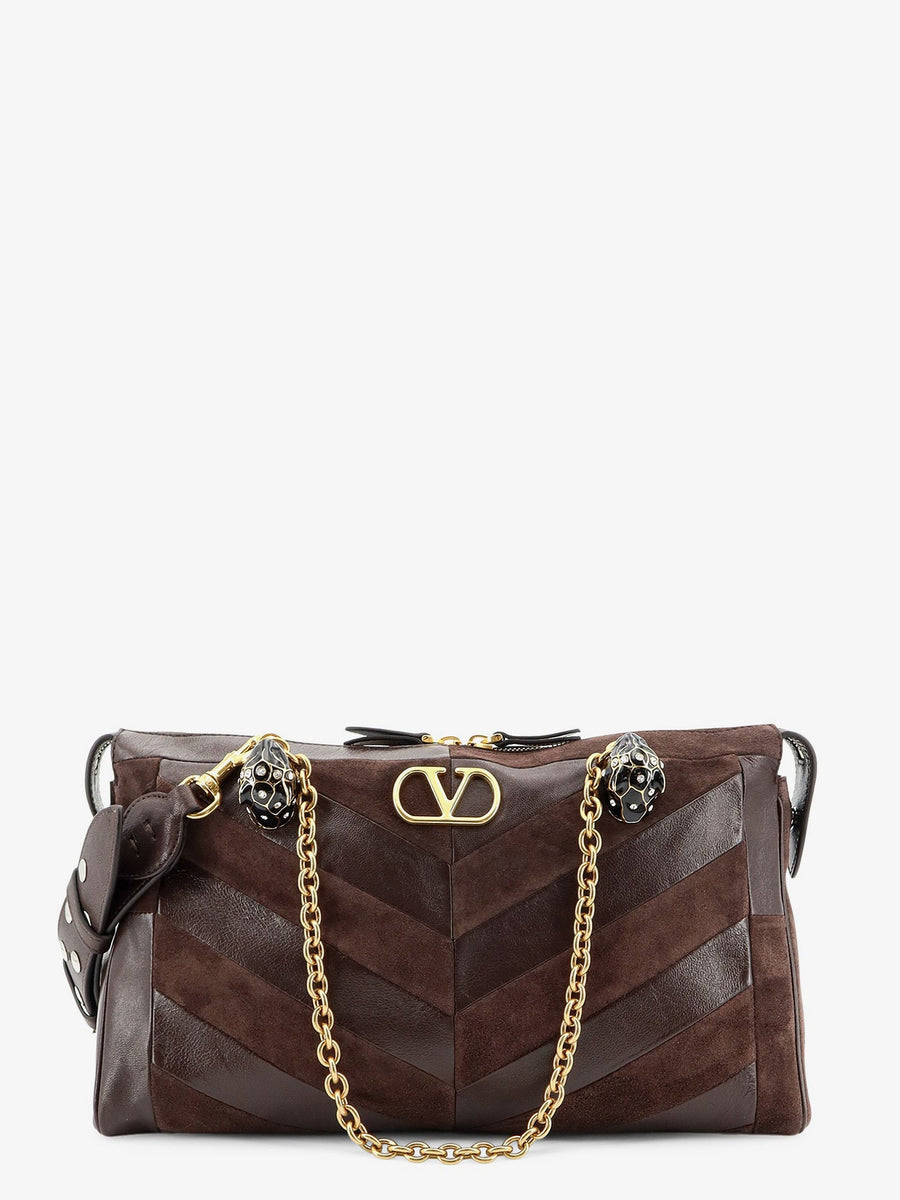 Shoulder Bag Panthea Suede-Leather Brown Suede/leather
