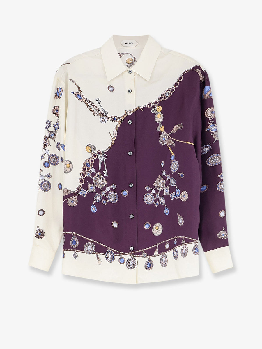 Shirt Silk Twill Purple