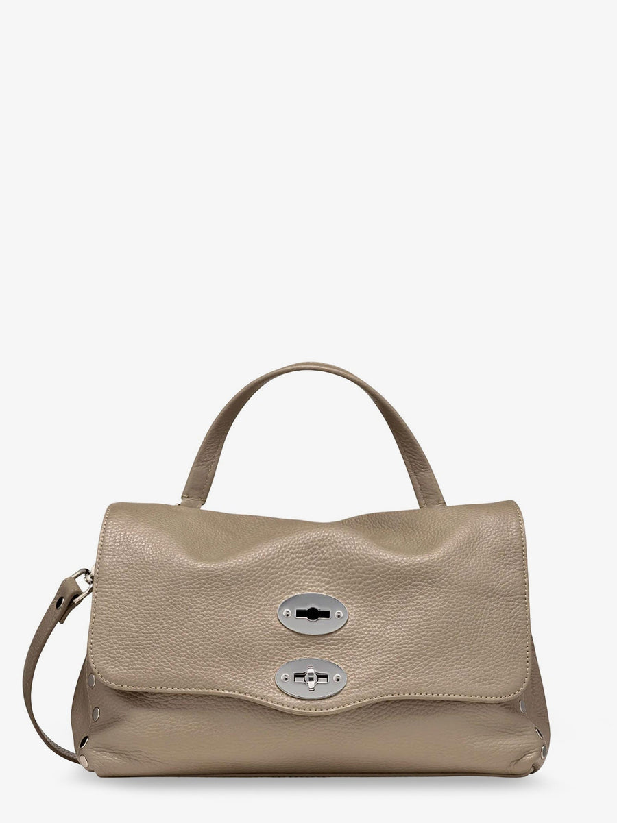 Crossbody Bag Postina S Beige Leather Shoulder
