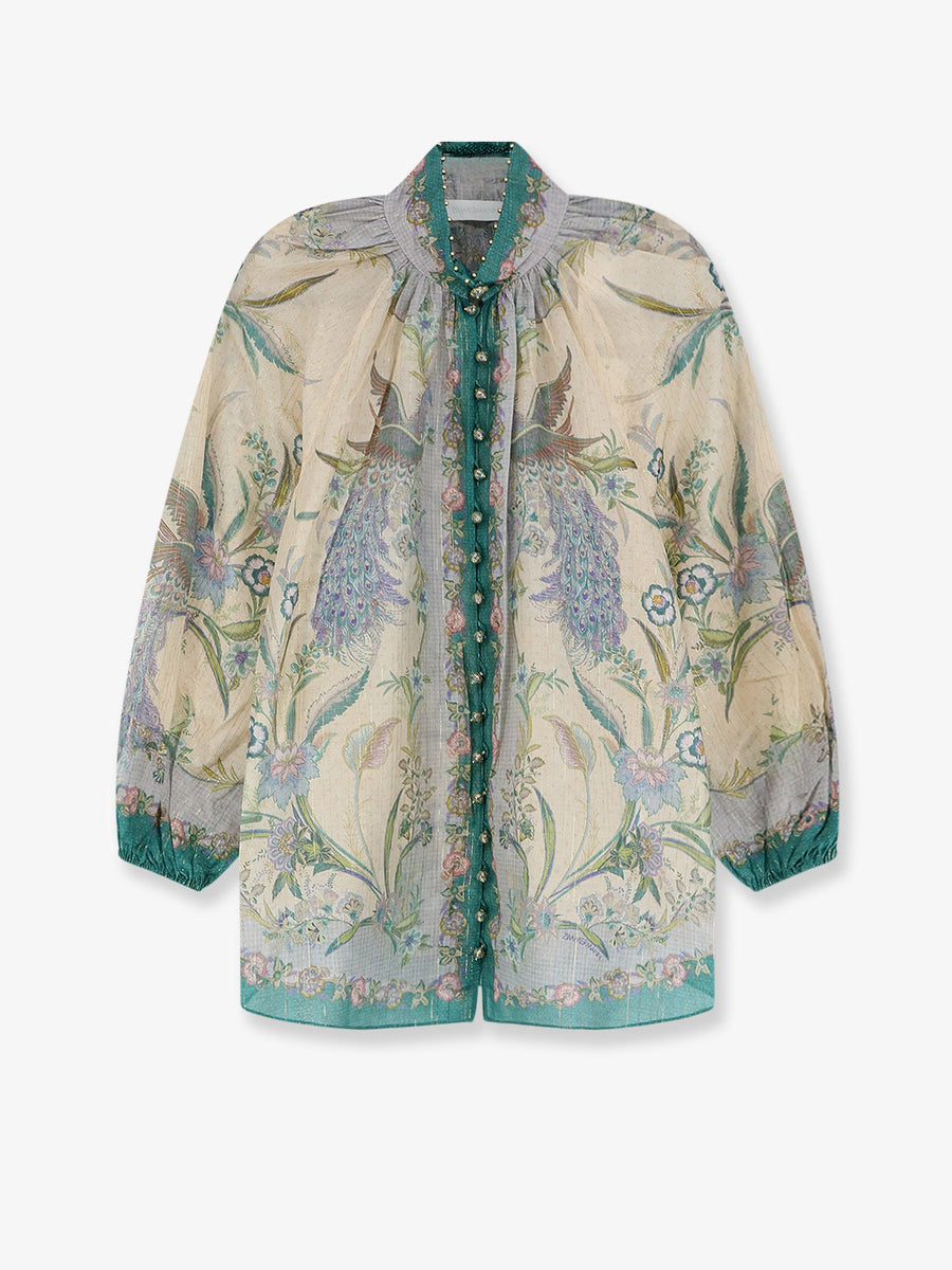 Shirt Indra Cotton And Silk Multicolour