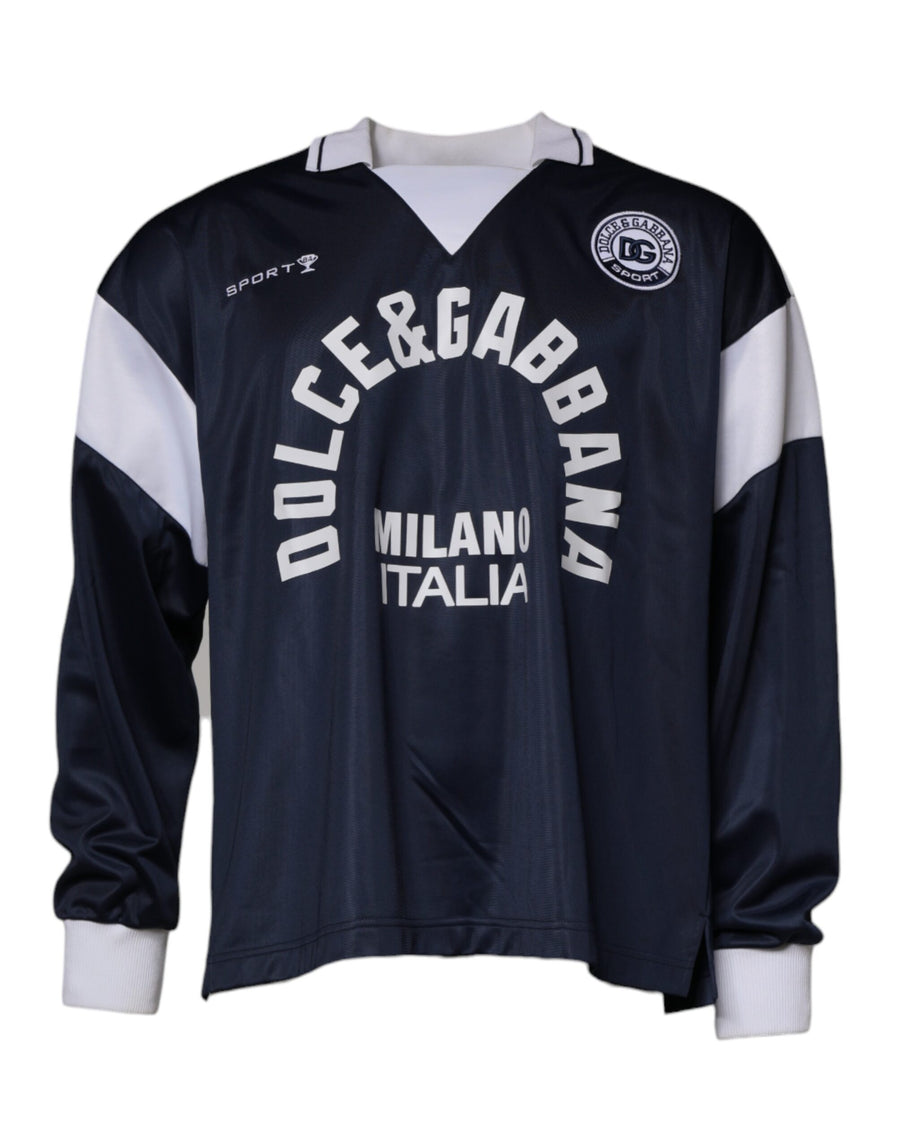 Dolce & Gabbana 100% Cotton sweatshirt in navy