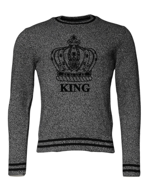 Dolce & Gabbana 100% cashmere sweater in gray
