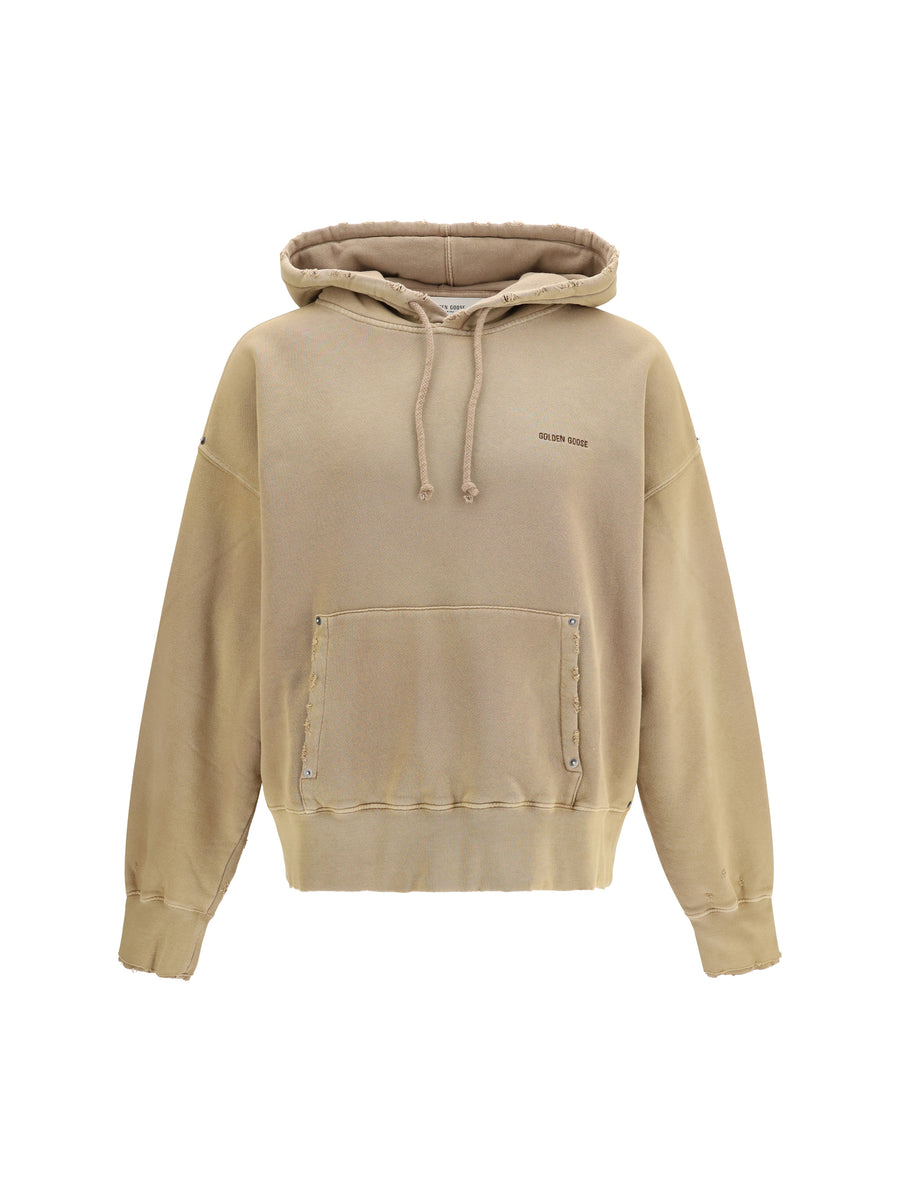 Hooded Sweatshirt Vintage Cartouche Cotton Sweatshirts