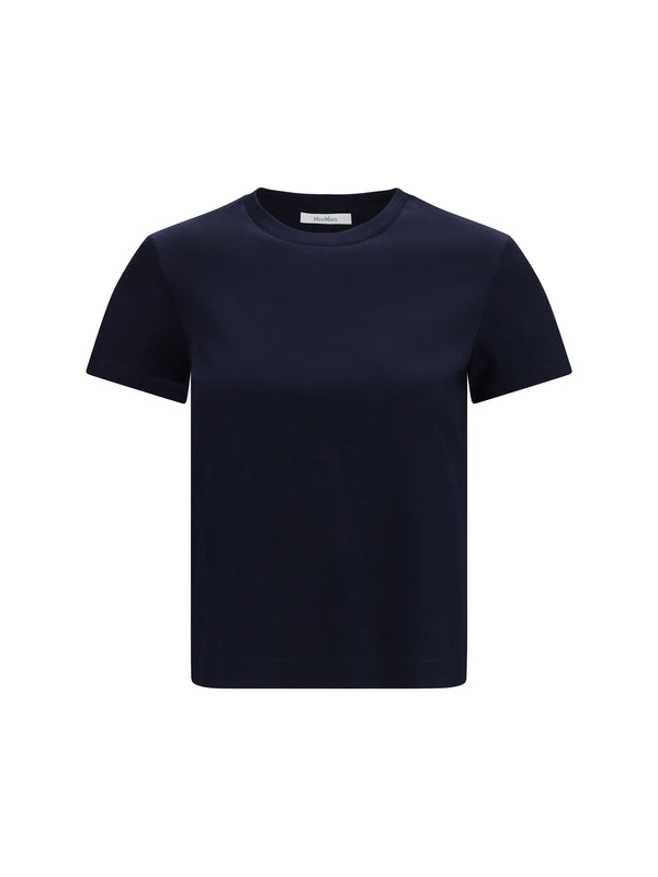 Max Mara Pure 100% cotton t-shirt in navy