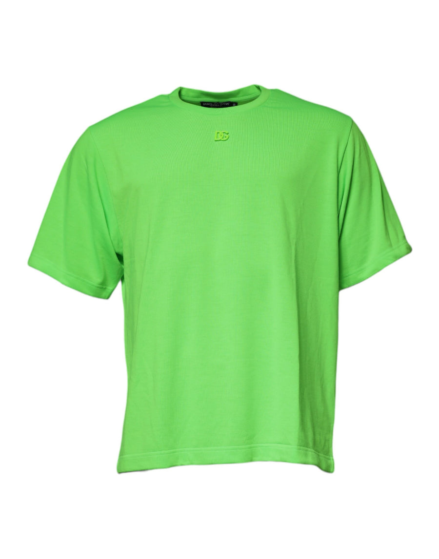 Dolce & Gabbana 100% Polyester t-shirt in green