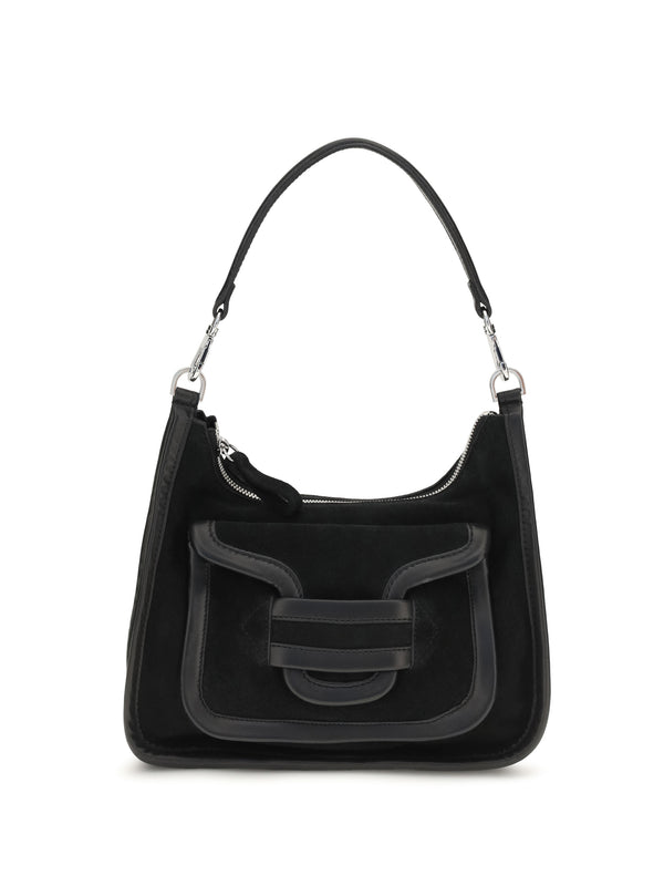 Pierre Hardy 100% calf leather Bos taurus shoulder bag in black