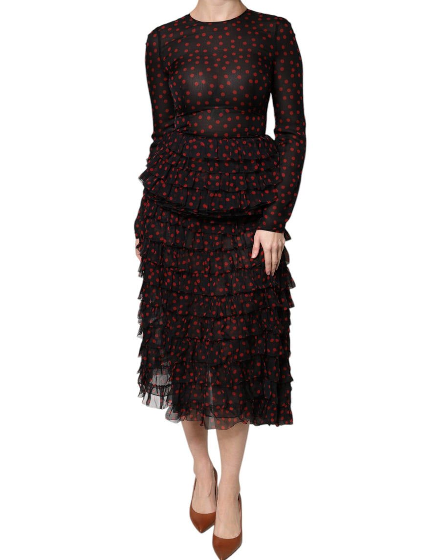 Dolce & Gabbana Silk dress in black