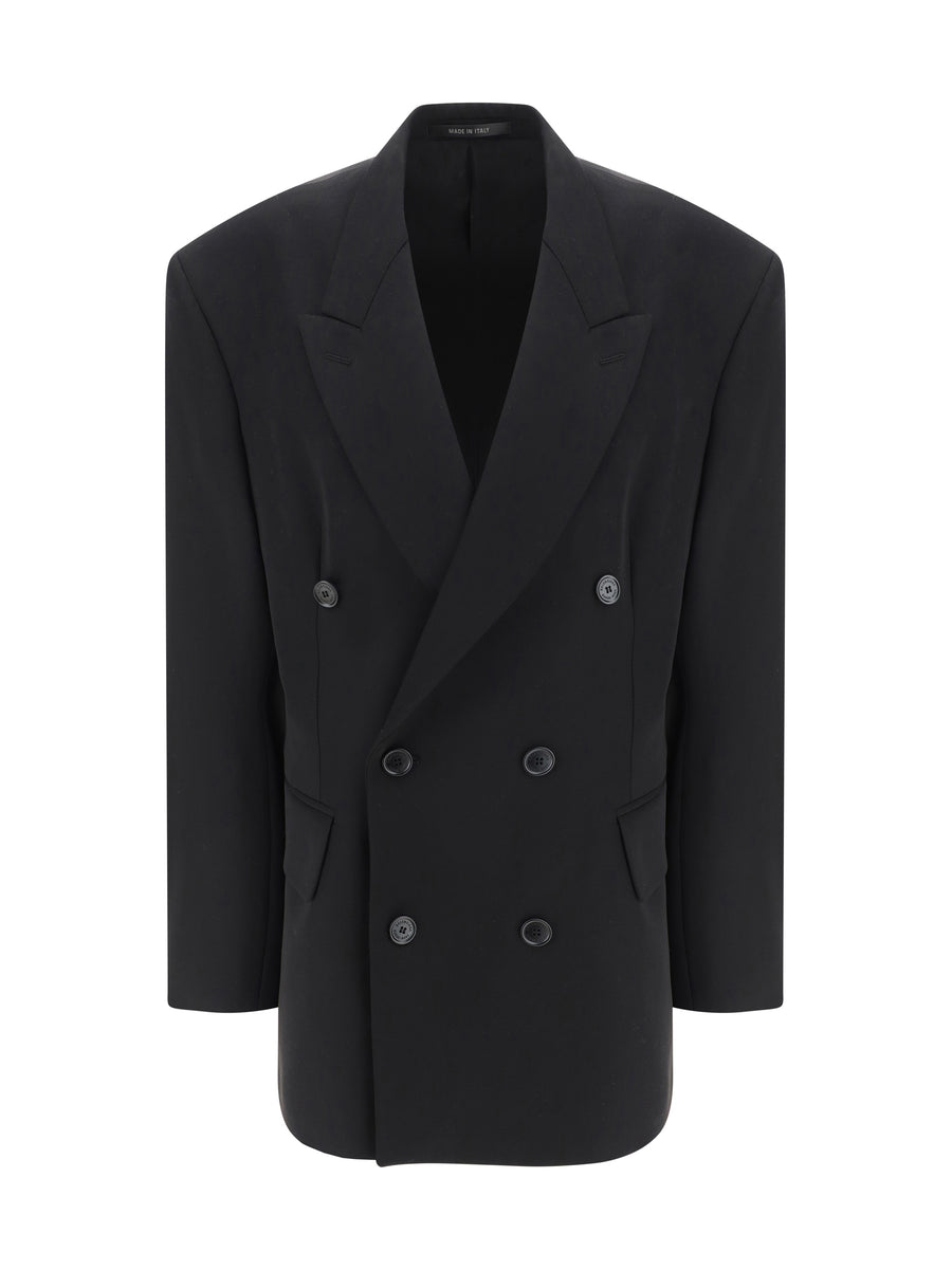 Balenciaga 100% Wool Ovis Aries blazer in black