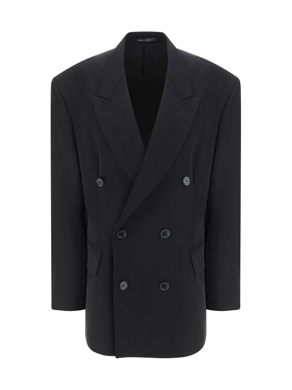 Balenciaga 100% Wool Ovis Aries blazer in black