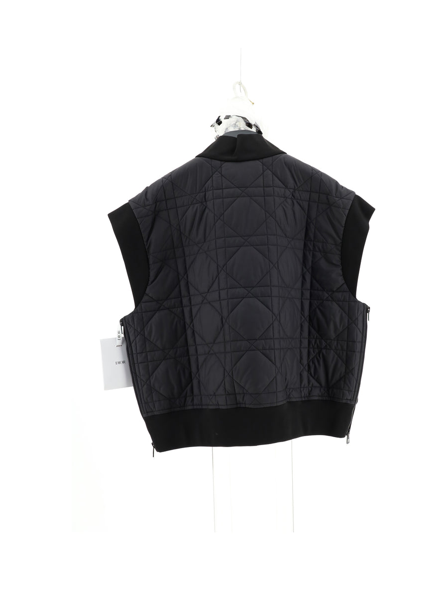 Quilted Vest Cannage Black Knitwear