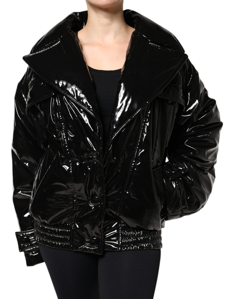 Dolce & Gabbana 60% Polyester 40% PU jacket in black