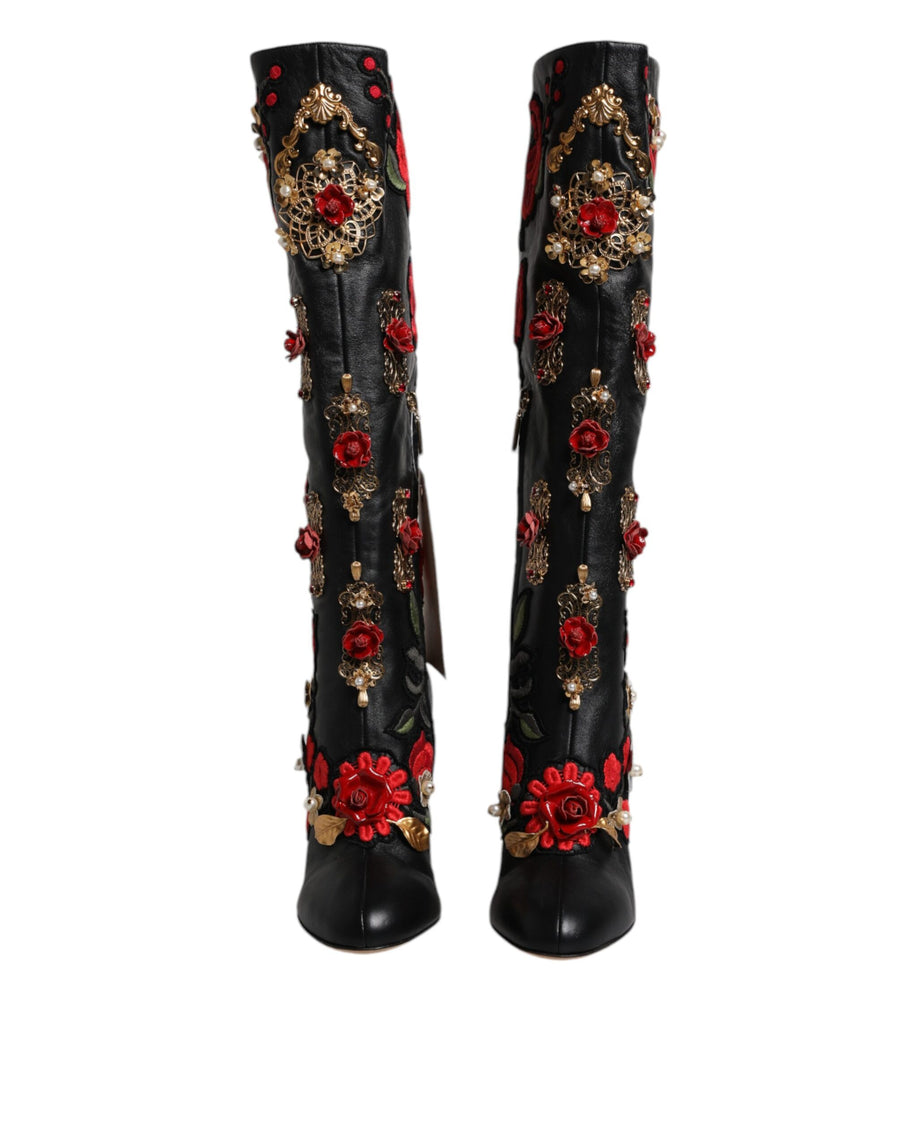 Dolce & Gabbana Leather boot in black