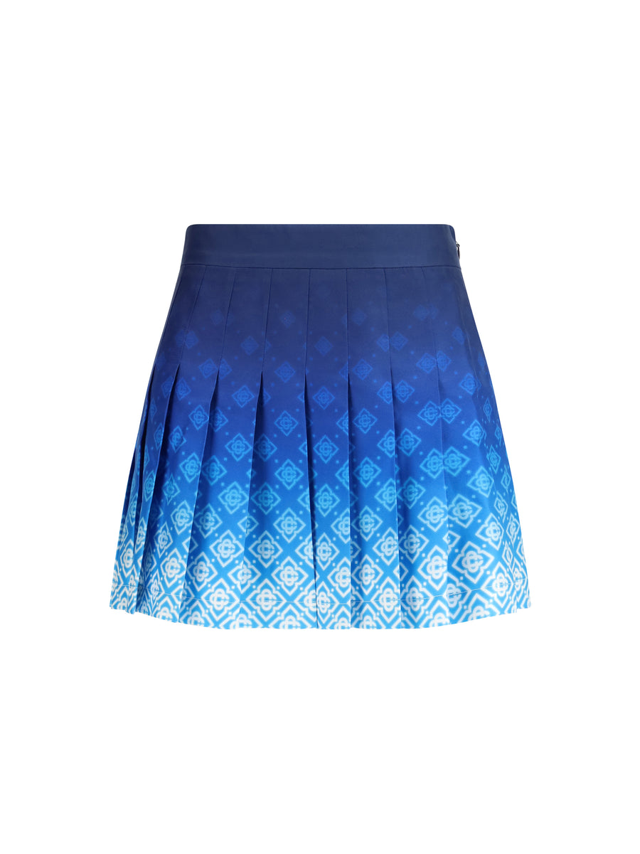 Casablanca 100% Silk skirt in blue