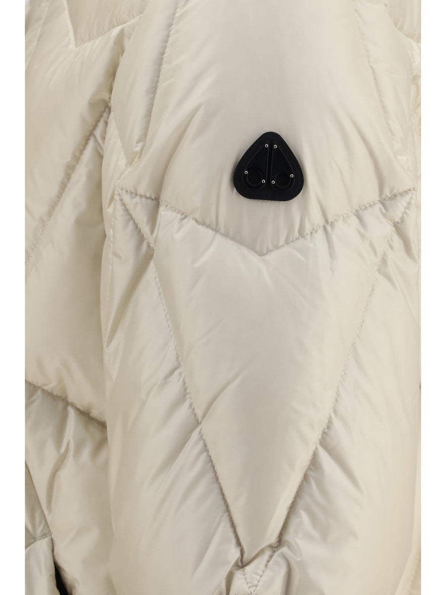 Puffer Jacket Iceberg Alabaster Nylon Padded & Down