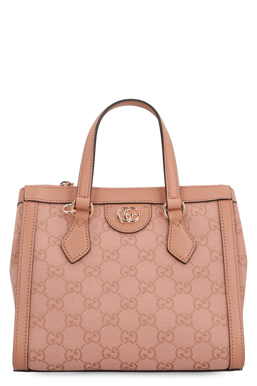 Tote Bag Ophidia Gg Canvas Cloche Rose Pink/cloche Cotton