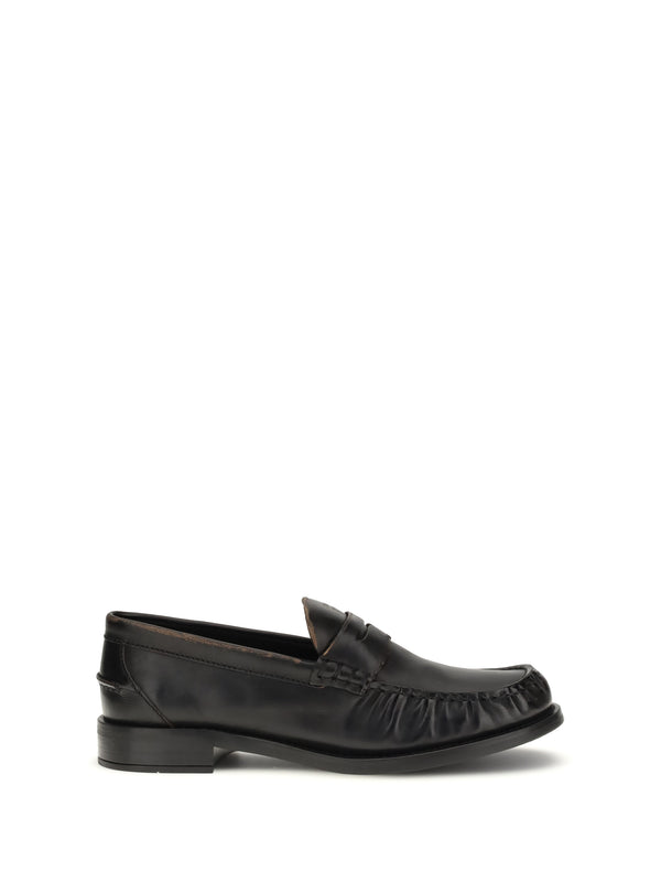Prada 100% calf leather Bos taurus loafer in black
