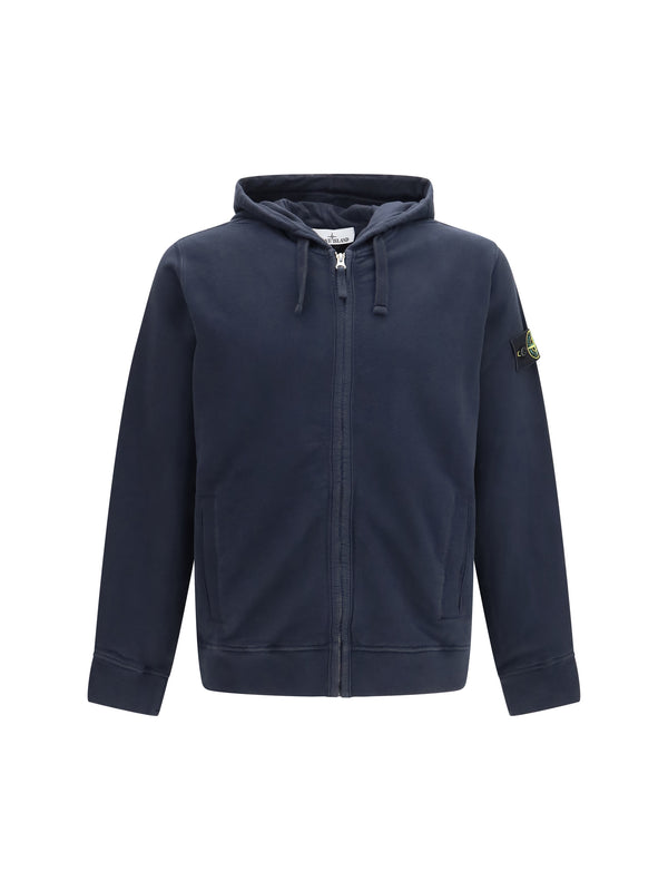 Stone Island 100% Cotton sweatshirt in navy