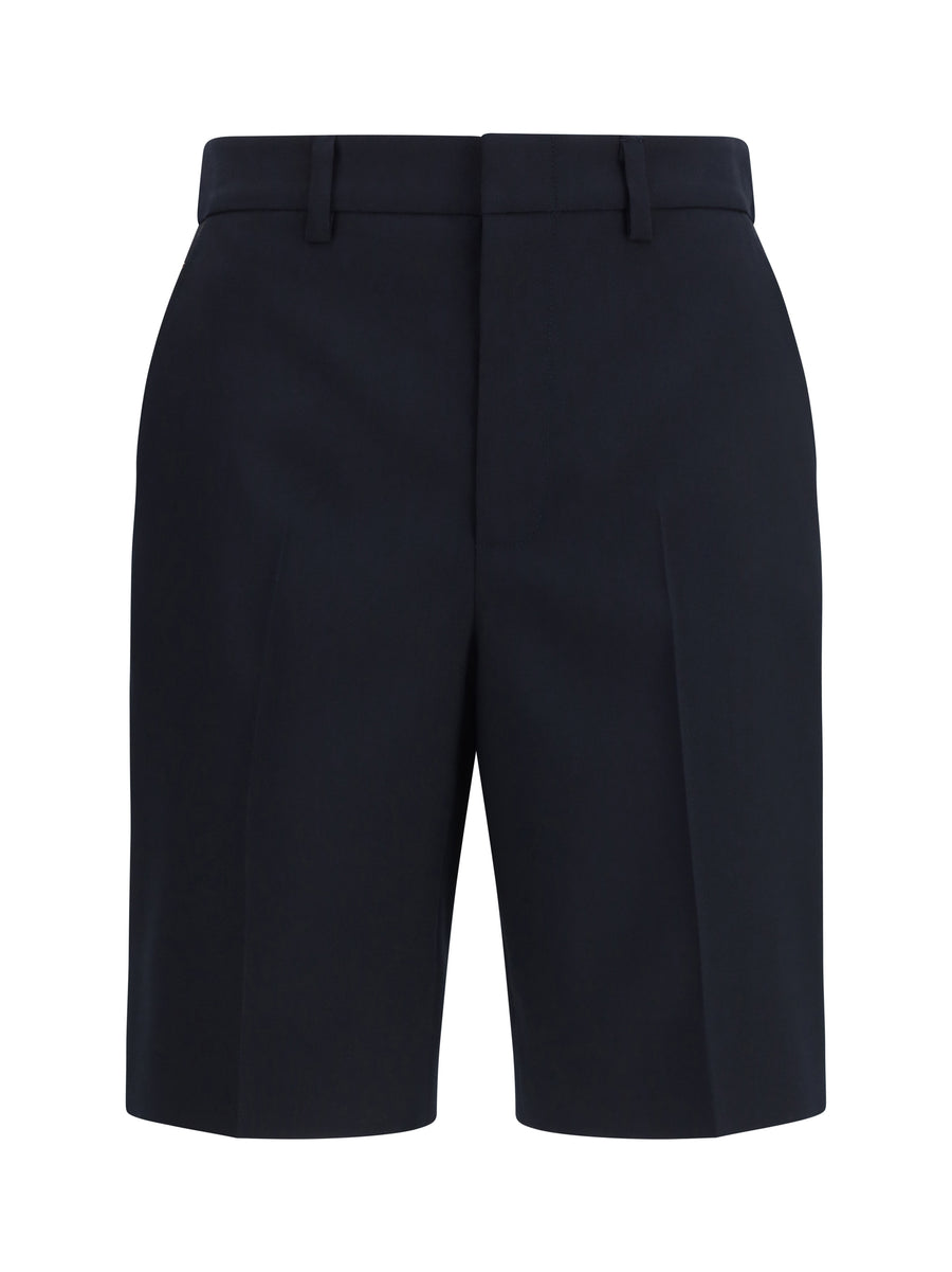 Gucci 100% Cotton bermuda shorts in navy