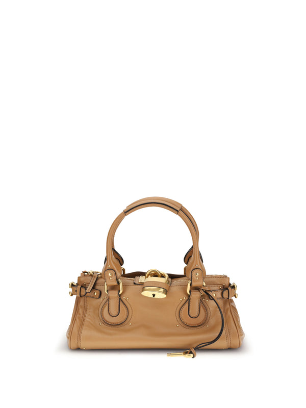 Chloé 99% Buffalo; 1% Leather top handle bag in brown