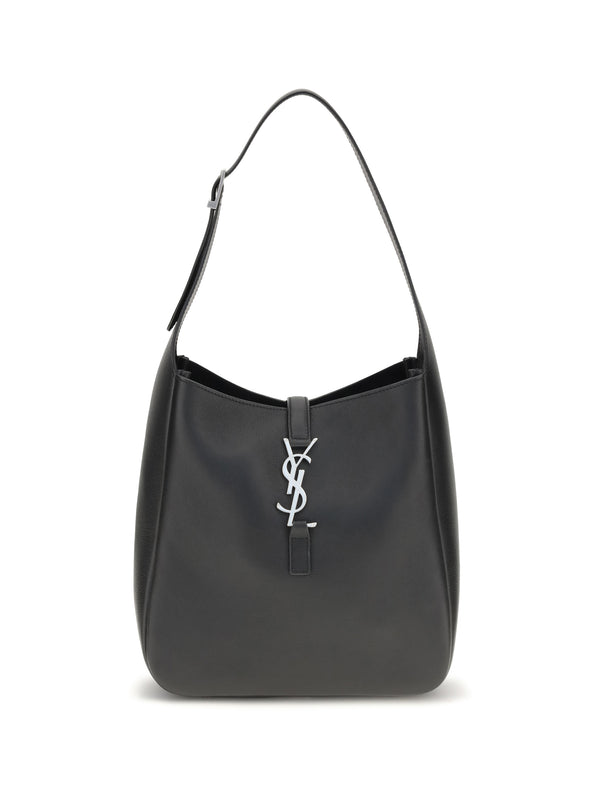 Saint Laurent 100% Calf Leather Bos Taurus shoulder bag in black