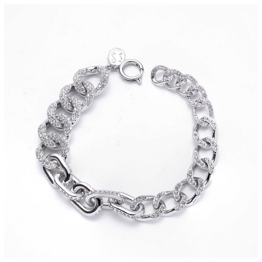 Preloved - Swarovski Womens Dextera White Crystal Bracelet 5622225 One Color Bracelets