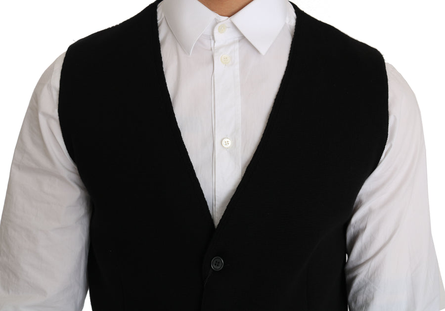 Dolce & Gabbana 100% Cotton vest in black