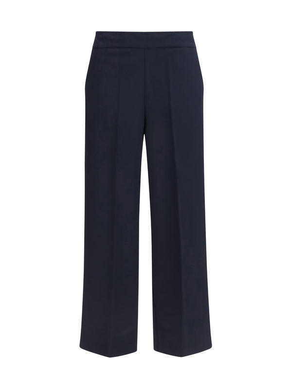 Avenue Montaigne 72% Polyester; 23% Viscose; 5% Elastane trousers in navy