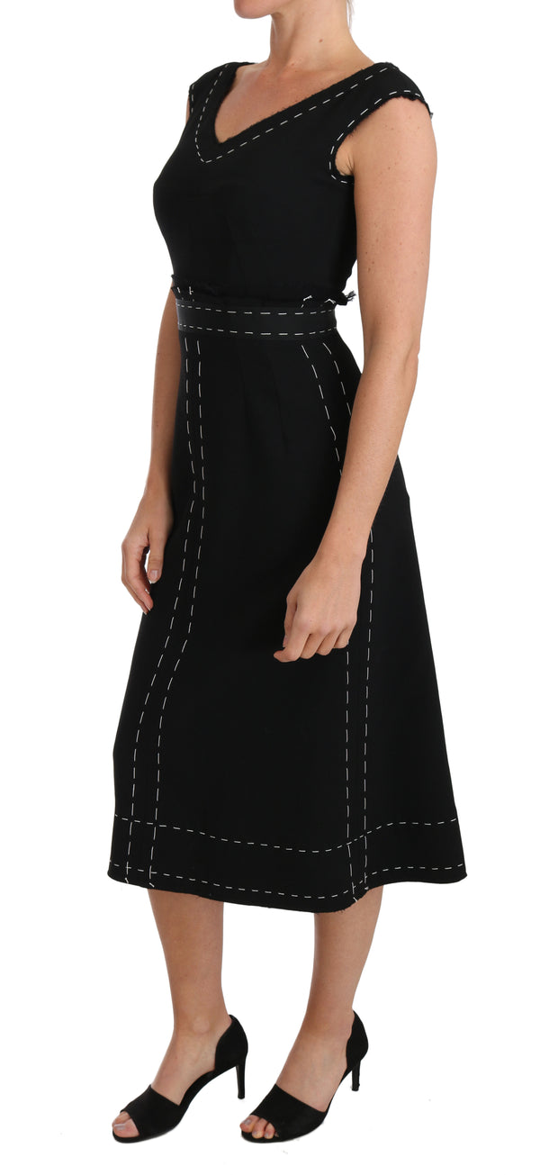 Dolce & Gabbana 99% Wool dress in black