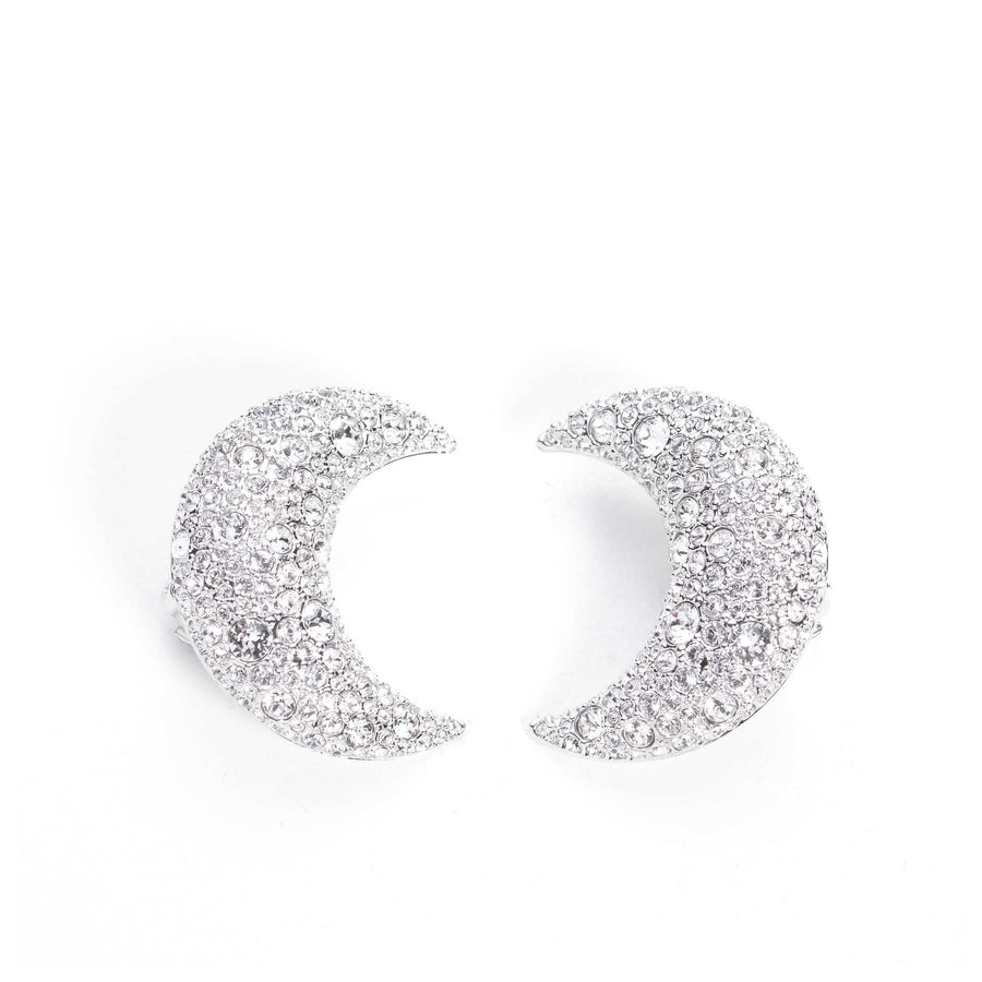 Preloved - Swarovski Womens Sublima White Crystal Earrings 5666158 One Color