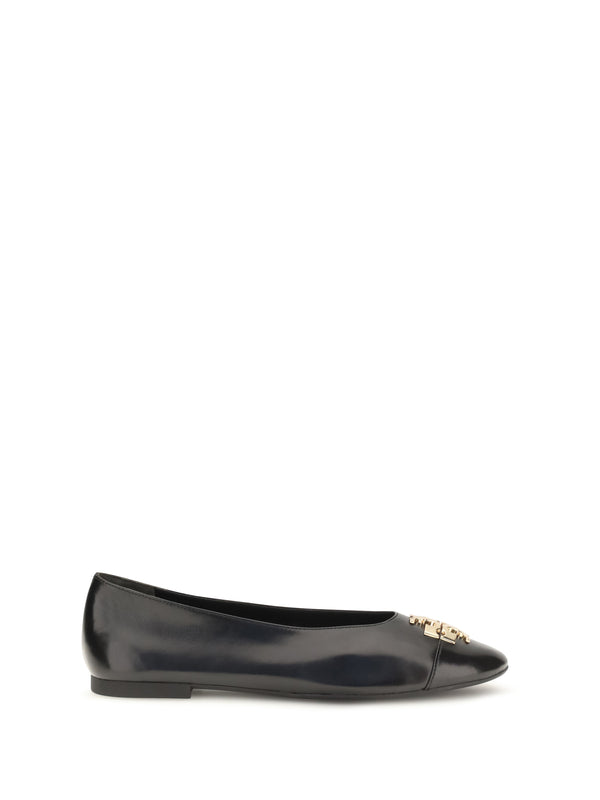Tory Burch Upper: 100% goatskin; Sole: 100% rubber flat in black