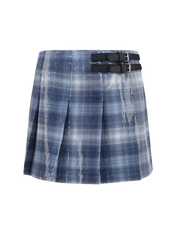 Pinko 97% Polyester skirt in blue