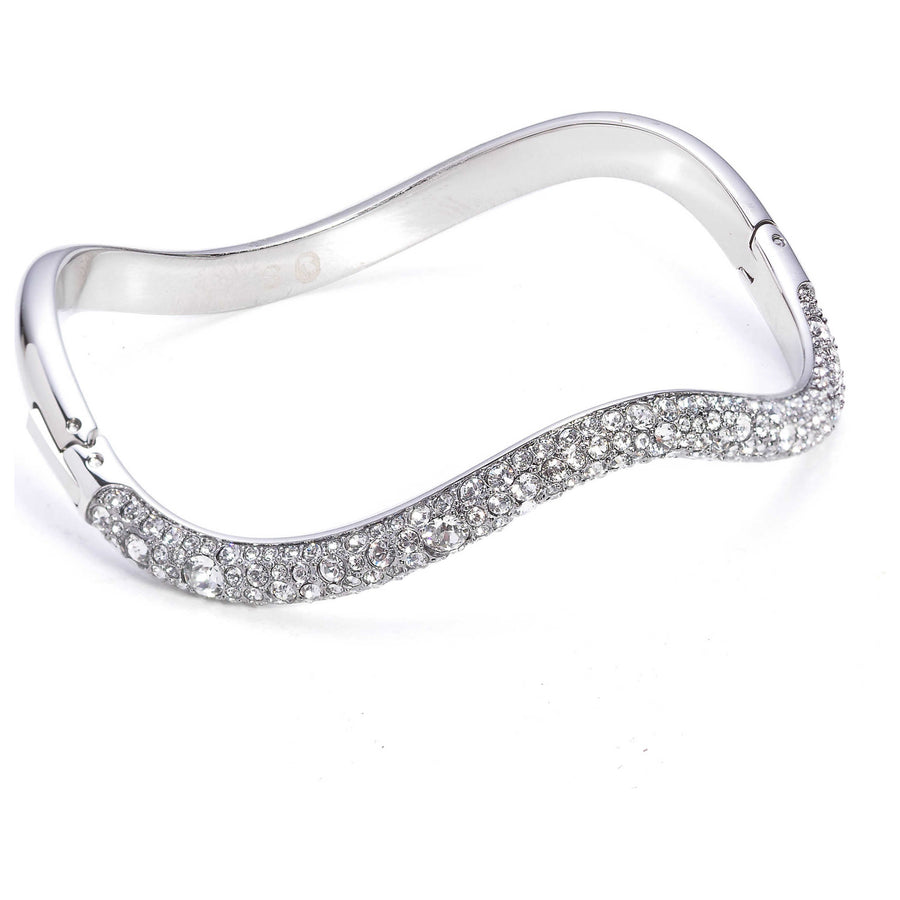 Preloved - Swarovski Womens Sublima White Crystal Bangle 5700921 One Color Bracelets