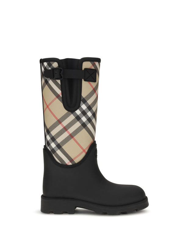 Burberry 50% Rubber boot in black