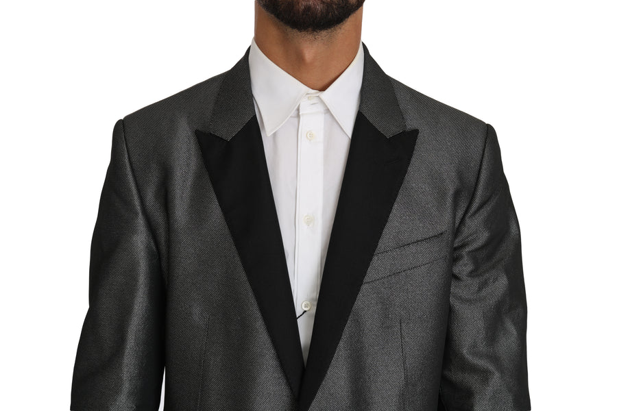 Dolce & Gabbana 78% Acetate pant suit in gray