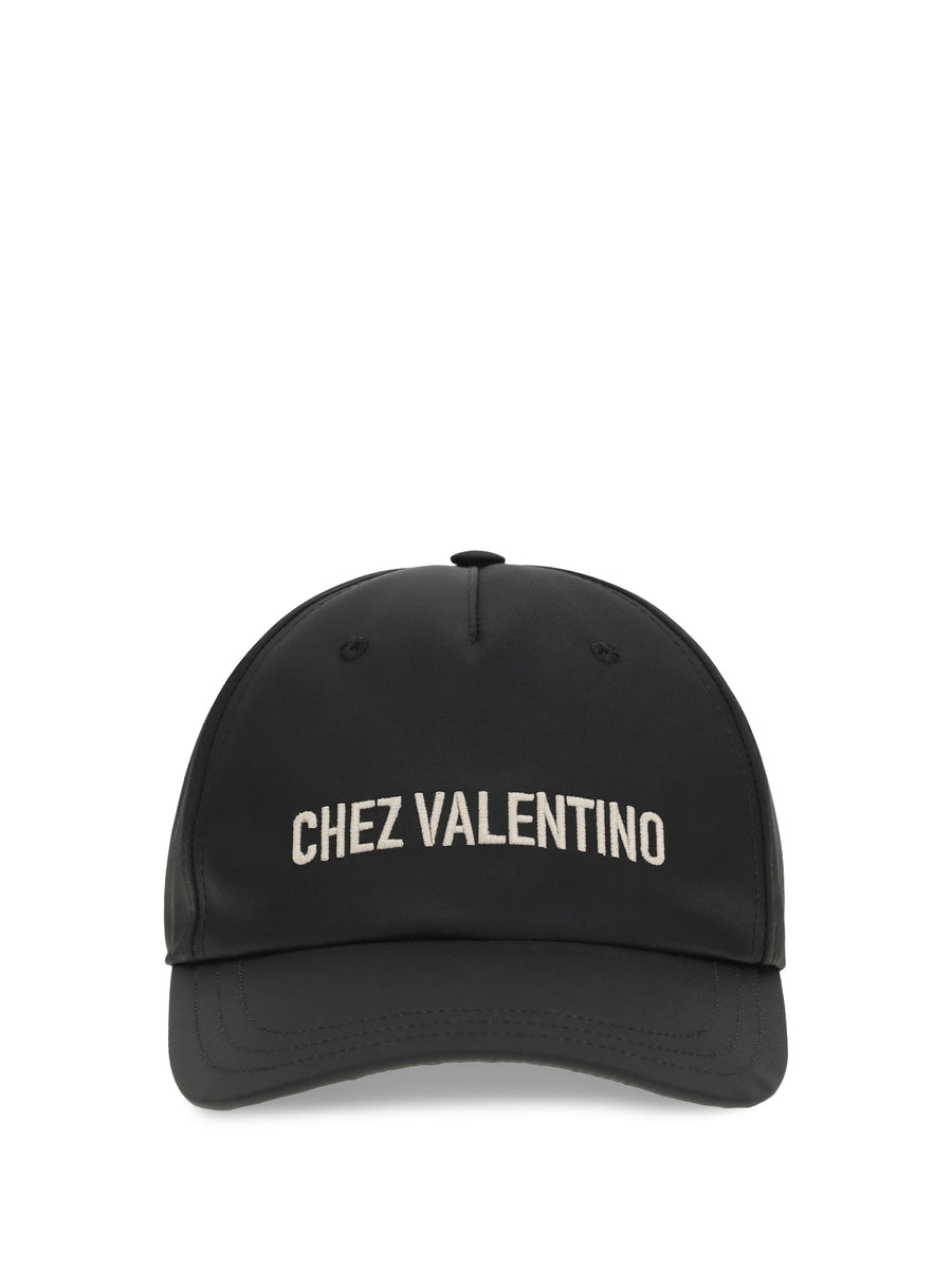 Valentino Garavani 8Y2HDA41UND 30% cotton baseball cap in black
