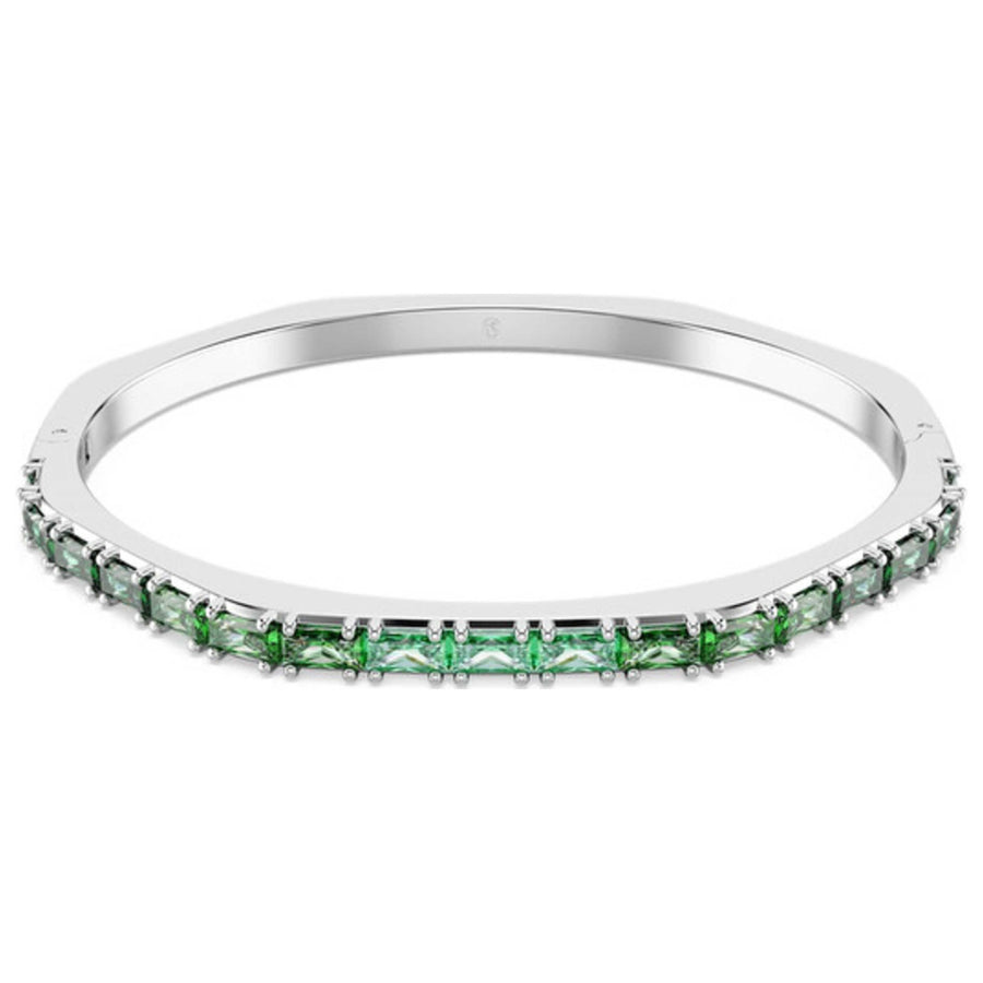 Preloved - Swarovski Womens Matrix Green Crystal Bangle 5720498 One Color Bracelets