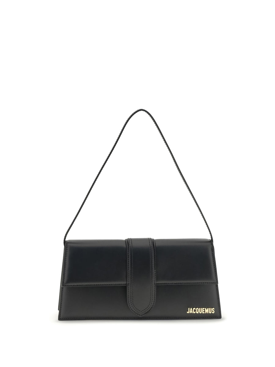 Jacquemus 100% Calf Leather Bos Taurus shoulder bag in black
