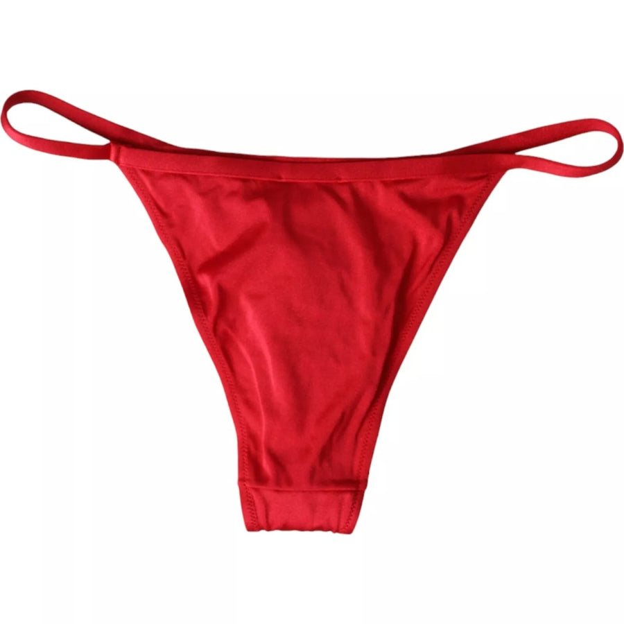 Dolce & Gabbana 80% Nylon bikini bottom in red