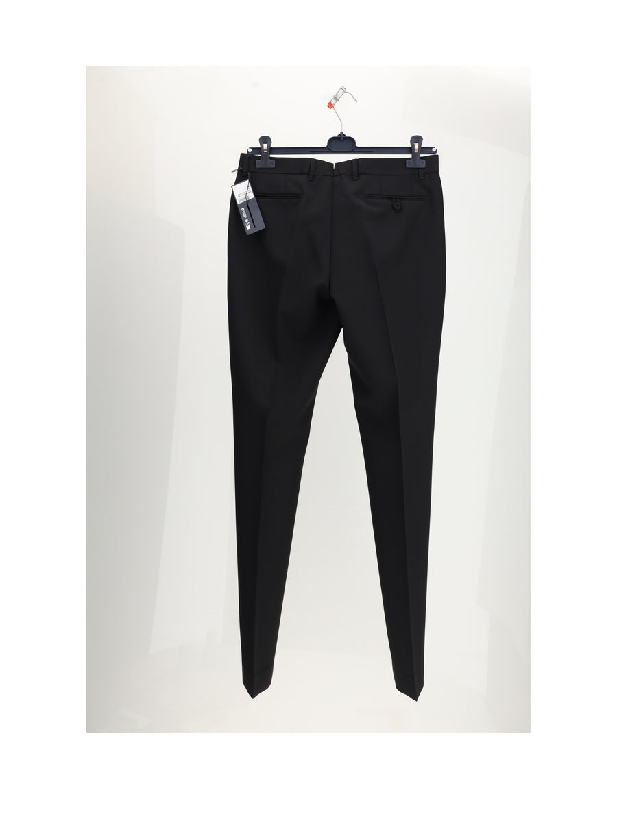 Trousers Black Mohair-Blend