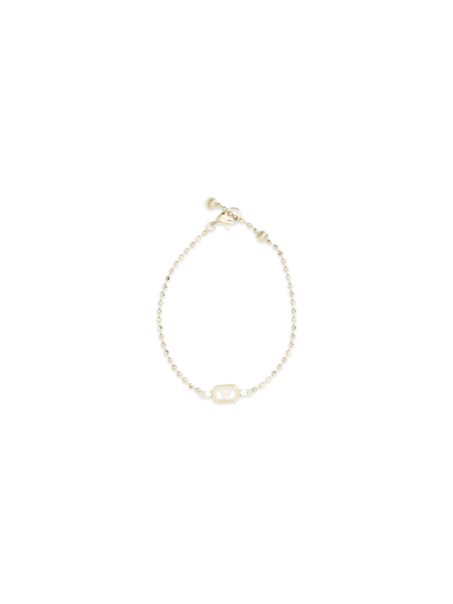 Valentino Garavani Metal with Swarovski® crystals bracelet in gold