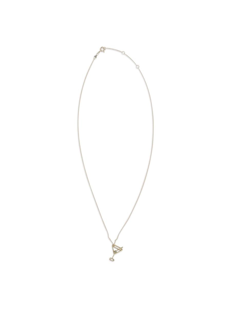 Necklace Martini Esmeralda Yellow Gold Necklaces