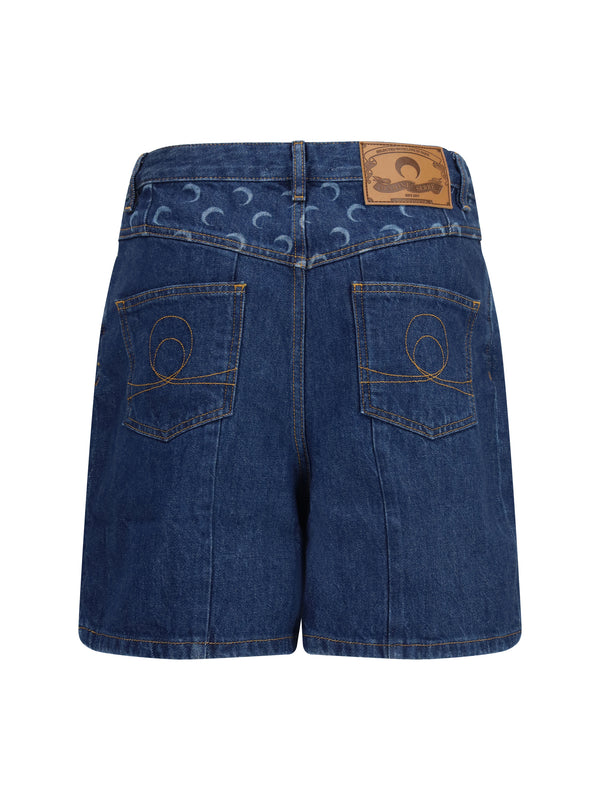 Denim Shorts Midnight Blue Cotton