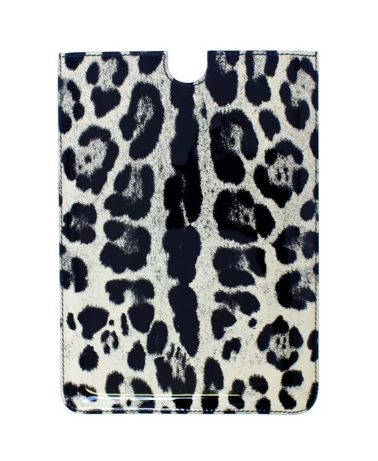 Dolce & Gabbana 100% leather tablet case in white