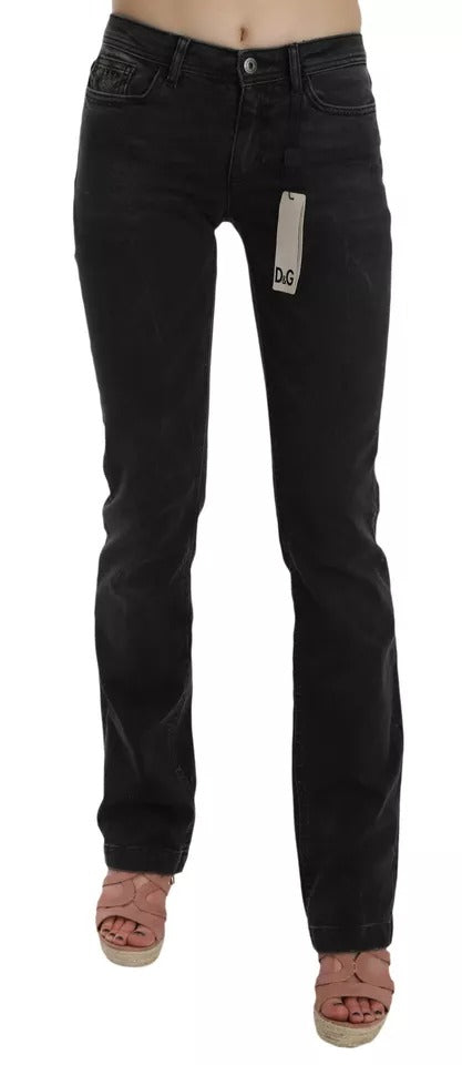 Dolce & Gabbana Cotton blend jeans in black
